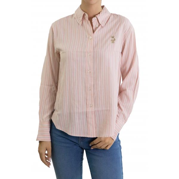 Camicia con orsacchiotto e righe Only